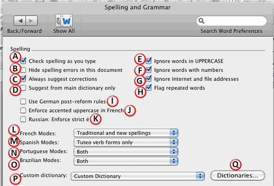 Microsoft word 2011 for mac spell check not working google docs