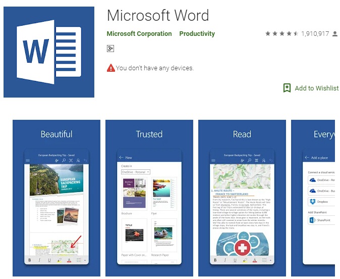 Microsoft word mobile free for mac windows 10